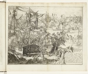 Slaget ved Lepanto, 1571 Victoire de Lepanto (titel på objekt) Guerres de Flandres (serietitel)