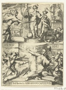 Titelside for det hollandske Merkur omkring år 1687