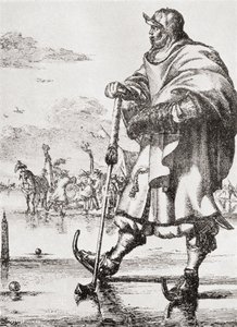 En kæmpe i golf, fra "The Connoisseur Magazine", udgivet i 1902 af Romeyn de Hooghe