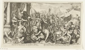 Allegori over opkøbene i Brabant af Romeyn de Hooghe