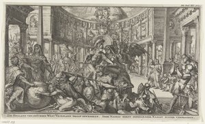 Allegori om Nassaus rolle i republikkens enhed af Romeyn de Hooghe