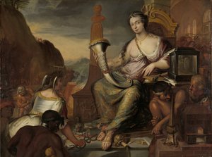 Allegori om mønt af Romeyn de Hooghe