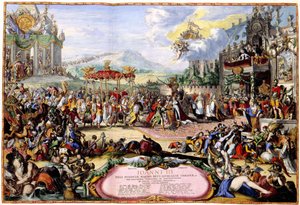 Allegori af kong John III Sobieski, 1675 af Romeyn de Hooghe