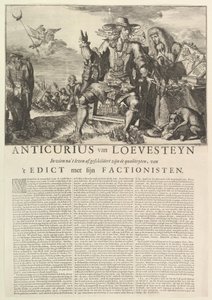 Anticurius van Loevesteyn.n.d. af Romeyn de Hooghe