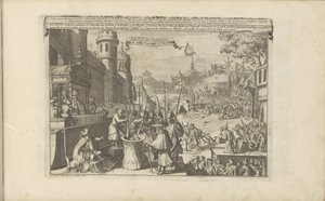 Aziatiske straffen Tortur af asiater / Alle Aziatische straffen (titel på objektet) Øst- og Vestindien og andre steder (serietitel) af Romeyn de Hooghe