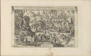 Bedelaars i Oost- og Vestindien Bedel en Slacht-Papen Afgoden der Mexicanen / Mendian Priests and Sacrifians to the Divinitea of ​​the Mexicans (titel på objektet) Øst- og Vestindien og andre steder (serietitel) af Romeyn de Hooghe