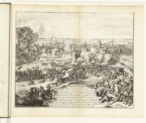 Erobringen af ​​Tournai, 1581 Prize de Tournay (titel på objekt) Guerres de Flandres (serietitel) af Romeyn de Hooghe