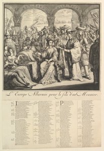 Allarmed Europe.n.d. af Romeyn de Hooghe