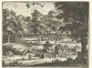 Landskab med kilden 