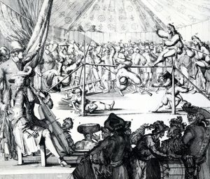 Løn, der falder, 1697 af Romeyn de Hooghe