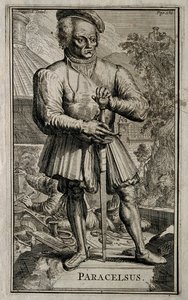 Philippus Theophrastus Aureolus Bombastus af Hohenheim Paracelsus. af Romeyn de Hooghe