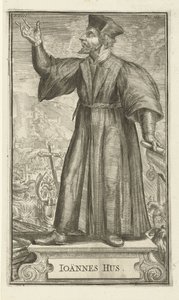 Portræt af John Hus, 1701 af Romeyn de Hooghe
