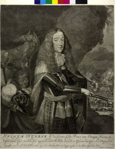 Prins af Oranien Wilhelm III af Romeyn de Hooghe