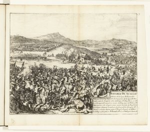 Slag bij Aumale, 1592 Battle of Aumale (titel på objekt) Wars of Flanders (serietitel) af Romeyn de Hooghe