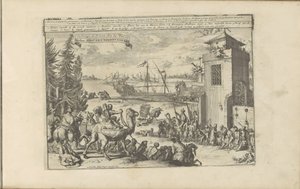 Slaven en gevangenen bij de Turken Turkse slavernij en gevangenis / Slaveri og fængsel blandt tyrkerne (titel på objekt) Øst- og Vestindien og andre steder (serietitel) af Romeyn de Hooghe