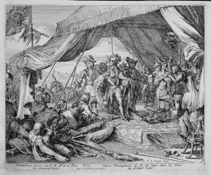 Vienna Print Cycle, Kejser Leopolds (1640-1705) indtræden i Storvesirens telt, 1683