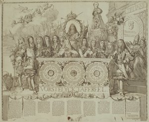 Vorstelyck Scene, ca. 1676 af Romeyn de Hooghe