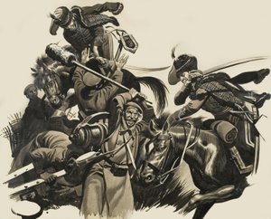 Kampscene af Ron Embleton