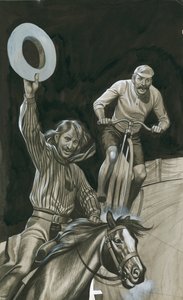 Cykel vs. hest af Ron Embleton