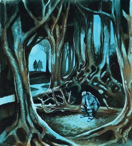 Fairy Tale (gouache på papir)