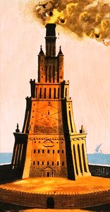 Pharos Light opfundet af Ptolemæus af Ron Embleton
