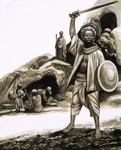 Primitive mennesker i dag: Qaraerne - de kalder dem sønnerne af Saba af Ron Embleton