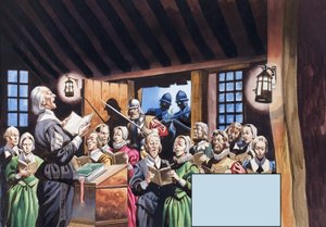 Pilgrimsfædrene af Ron Embleton