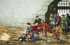 The Sergeant at Arms (gouache på papir)