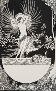 Illustration fra Rubáiyát af Omar Khayyam, 1920 af Ronald Balfour