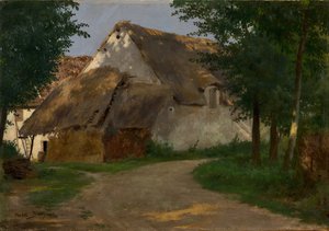 Gården ved skovens indgang, 1860-1880 af Rosa Bonheur
