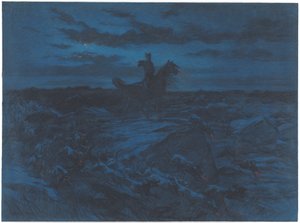 The Legend of the Wolves af Rosa Bonheur