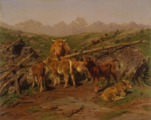 Afvænning af kalvene, 1879.