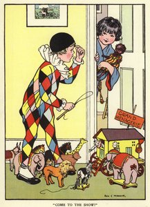 Kom til showet! (farve litho)