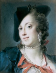En venetiansk dame fra huset Barbarigo Caterina Sagredo Barbarigo, ca 1735-1739