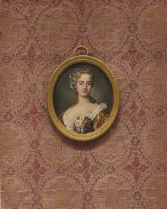 Portræt af en ukendt dame af Rosalba Giovanna Carriera