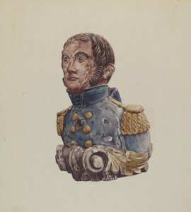 Figurhoved: Søofficer
