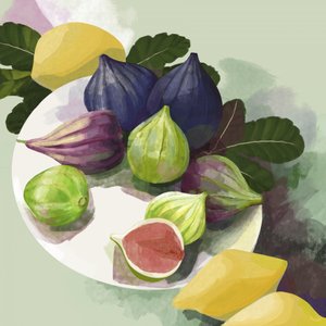 Modne figner og citroner af Rosana Laiz Blursbyai