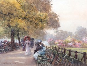 Azaleaer i blomst - The Row af Rose Maynard Barton