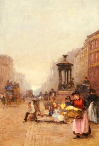 Blomsterpiger i Stranden, 1892