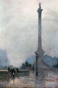 Nelsons søjle i tåge af Rose Maynard Barton