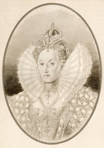 Elizabeth I, alias The Virgin Queen, Gloriana eller Good Queen Bess, fra levende biografier om berømte herskere.