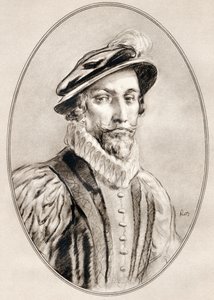 Sir Walter Raleigh, fra Living Biography of Famous Men. af Ross Gordon