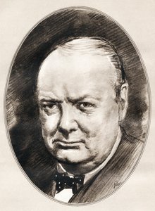 Sir Winston Leonard Spencer-Churchill, fra Living Biographies of Famous Men. af Ross Gordon