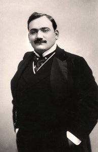 Enrico Caruso 1873-1921, italiensk tenor, 1907.