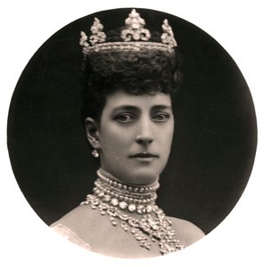 Dronning Alexandra 1844-1925, dronningepartner til kong Edward VII, slutningen af det 19. århundrede.