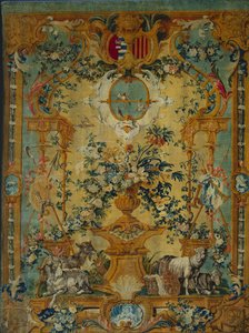 Panel: Fjeder af Royal Savonnerie Manufactory, Chaillot Workshops