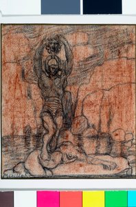 Perseus med hovedet af Medusa, ca. 1915-19 af Rubaldo Merello