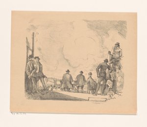 Hestebane i Berlin Rennplatz i Berlin (titel på objekt) af Rudolf Grossmann