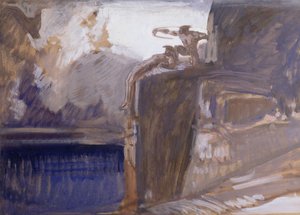 Frigivelsen af Prometheus (olie på kort)