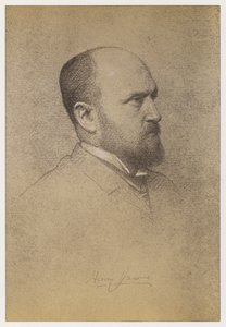 Henry James (litho) af Rudolf Lehmann